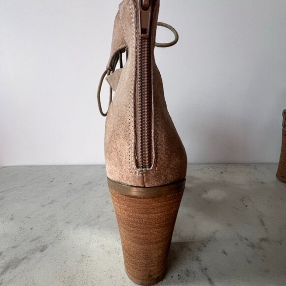 Steve Madden Suede Lace-Up Sandals - Picture 3 of 5